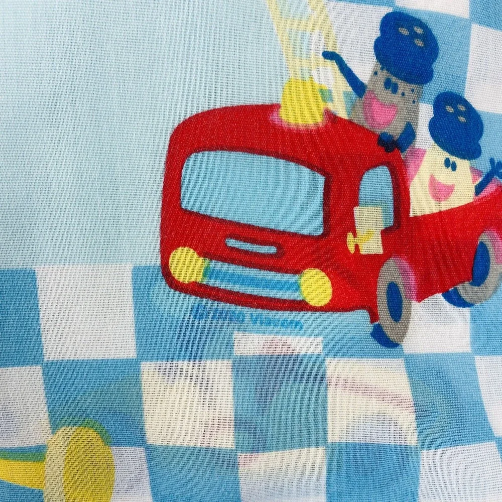 Vintage 2000 Blues Clues Pillow Case Blue Checked Border Y2k Standard Size